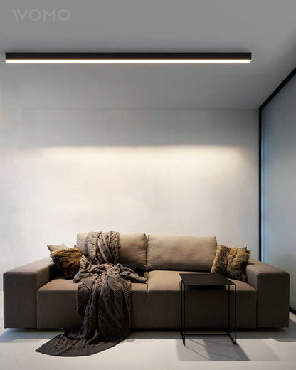 Plafonnier LED linéaire WOMO pour couloir, long et étroit, en métal - WM1003