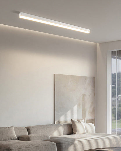 Plafonnier LED linéaire WOMO pour couloir, long et étroit, en métal - WM1003