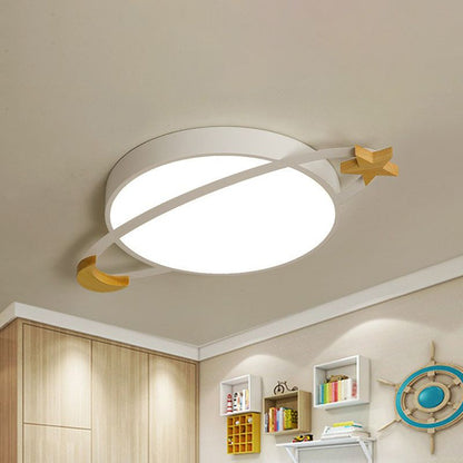 Plafonnier LED moderne Aria Blanc/Vert/Gris Chambre/Salon