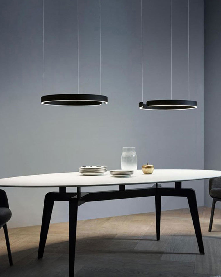 Lustre LED WOMO Noir et Or - WM2009