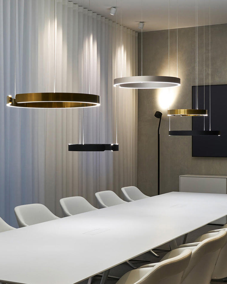 Lustre LED WOMO Noir et Or - WM2009