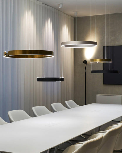 Lustre LED WOMO Noir et Or - WM2009