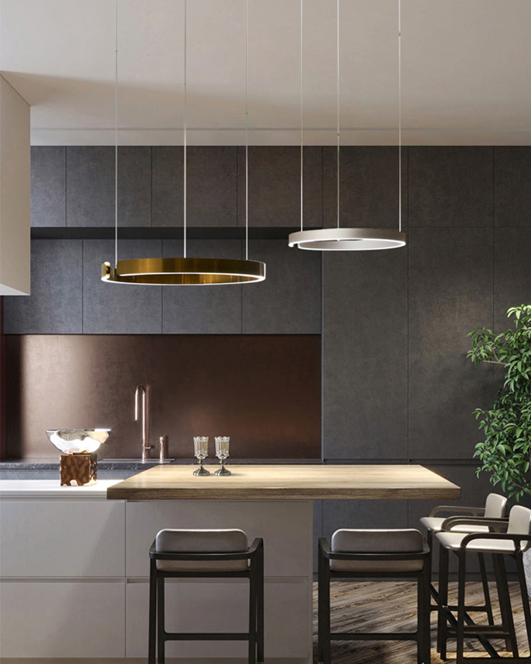 Lustre LED WOMO Noir et Or - WM2009