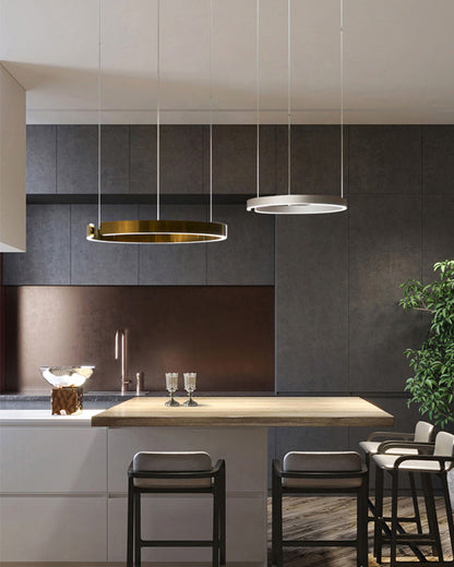 Lustre LED WOMO Noir et Or - WM2009