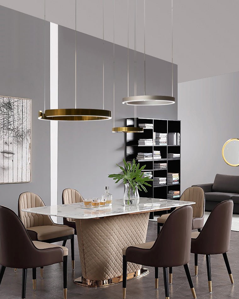 Lustre LED WOMO Noir et Or - WM2009