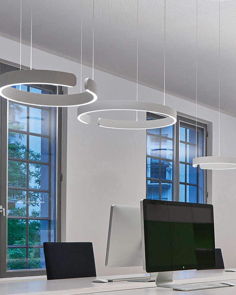 Lustre LED WOMO Noir et Or - WM2009