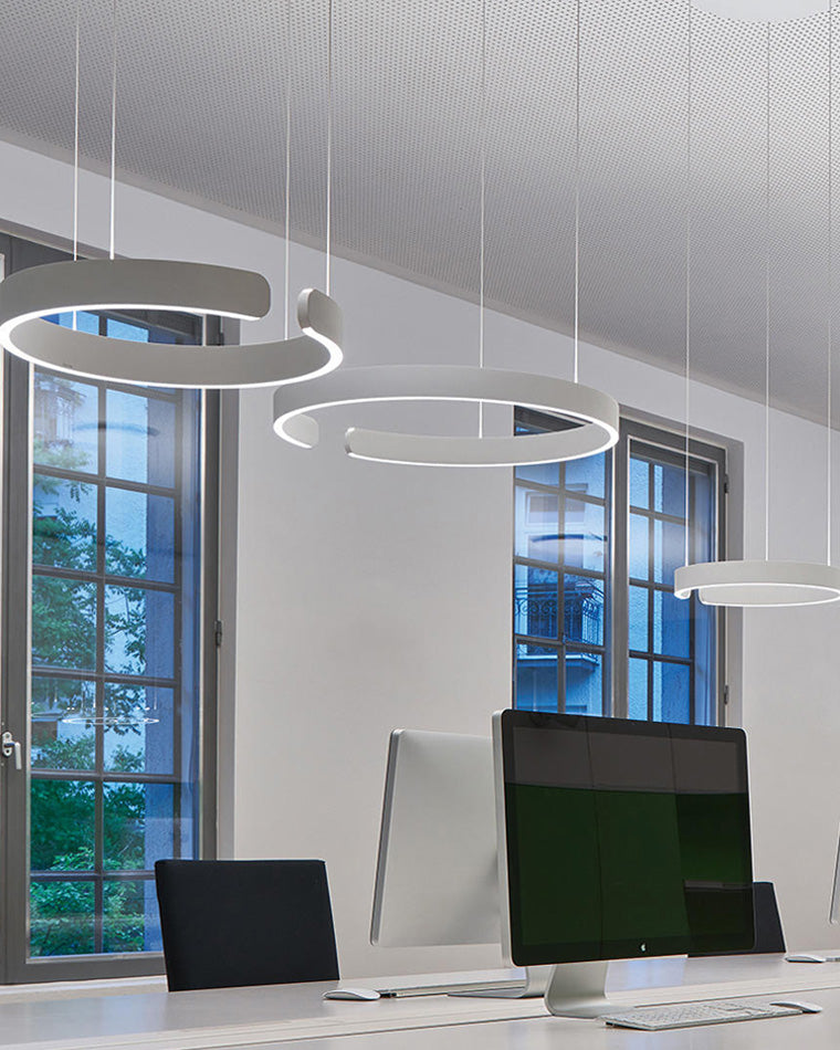 Lustre LED WOMO Noir et Or - WM2009