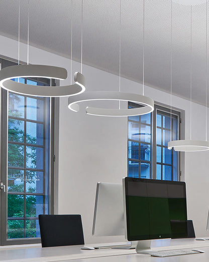 Lustre LED WOMO Noir et Or - WM2009