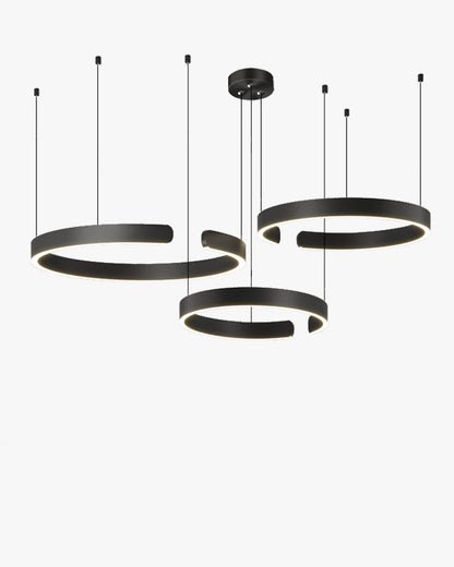Lustre LED WOMO Noir et Or - WM2009