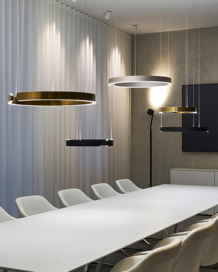 Lustre LED WOMO Noir et Or - WM2009