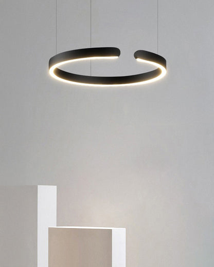 Lustre LED WOMO Noir et Or - WM2009