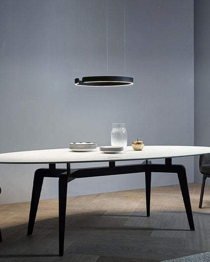 Lustre LED WOMO Noir et Or - WM2009