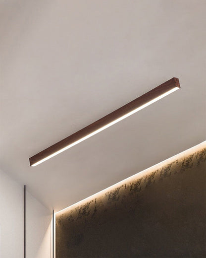 Plafonnier LED linéaire WOMO pour couloir, long et étroit, en métal - WM1003