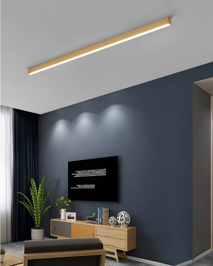 Plafonnier LED linéaire WOMO pour couloir, long et étroit, en métal - WM1003