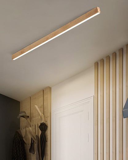 Plafonnier LED linéaire WOMO pour couloir, long et étroit, en métal - WM1003
