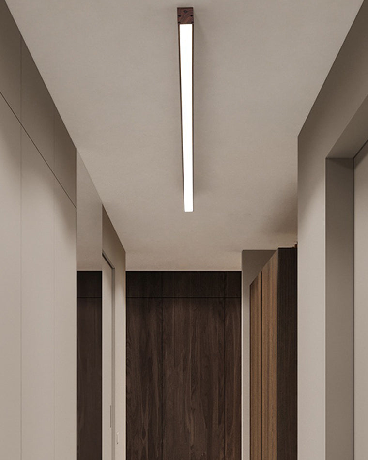 Plafonnier LED linéaire WOMO pour couloir, long et étroit, en métal - WM1003