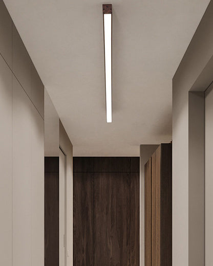 Plafonnier LED linéaire WOMO pour couloir, long et étroit, en métal - WM1003