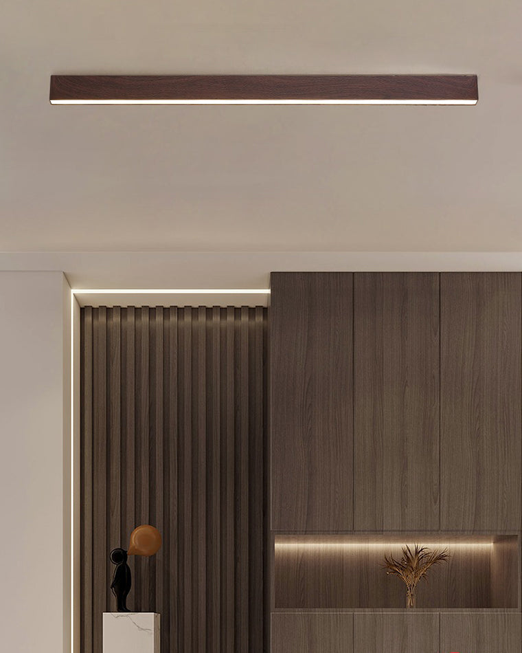 Plafonnier LED linéaire WOMO pour couloir, long et étroit, en métal - WM1003