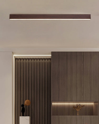 Plafonnier LED linéaire WOMO pour couloir, long et étroit, en métal - WM1003