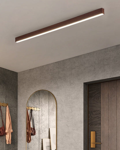 Plafonnier LED linéaire WOMO pour couloir, long et étroit, en métal - WM1003