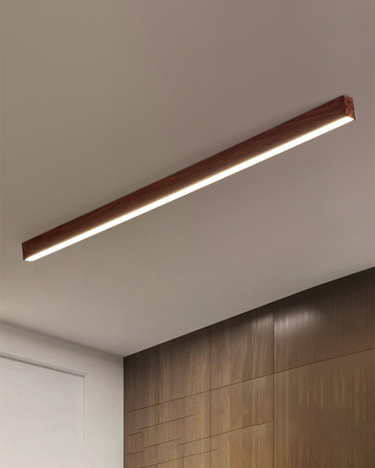 Plafonnier LED linéaire WOMO pour couloir, long et étroit, en métal - WM1003