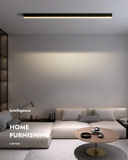Plafonnier LED linéaire WOMO pour couloir, long et étroit, en métal - WM1003