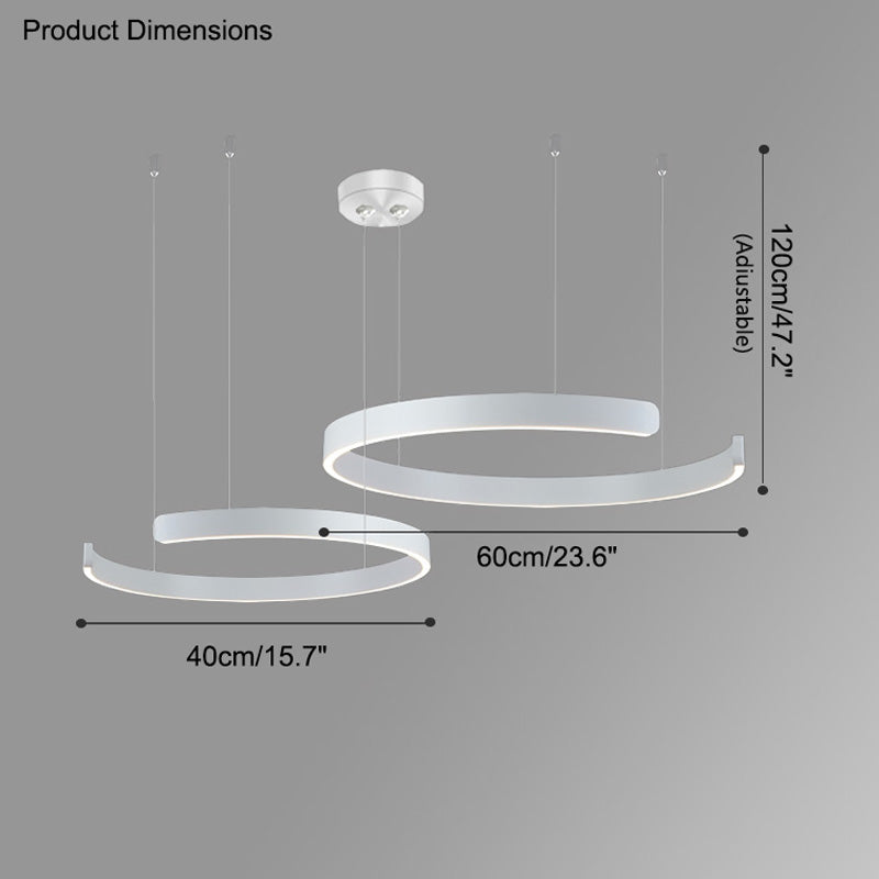 Lustre LED WOMO Noir et Or - WM2009
