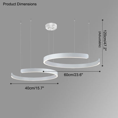 Lustre LED WOMO Noir et Or - WM2009