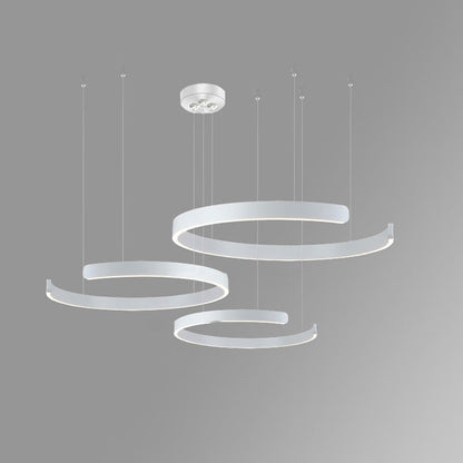 Lustre LED WOMO Noir et Or - WM2009