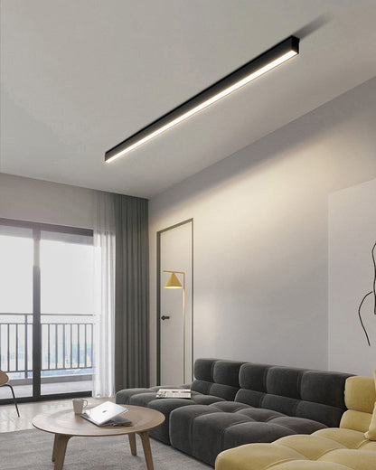 Plafonnier LED linéaire WOMO pour couloir, long et étroit, en métal - WM1003