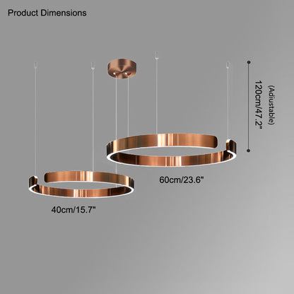Lustre LED WOMO Noir et Or - WM2009