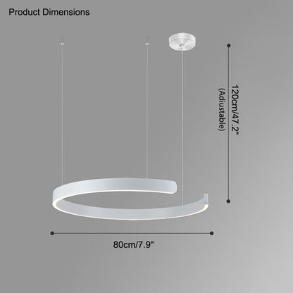 Lustre LED WOMO Noir et Or - WM2009