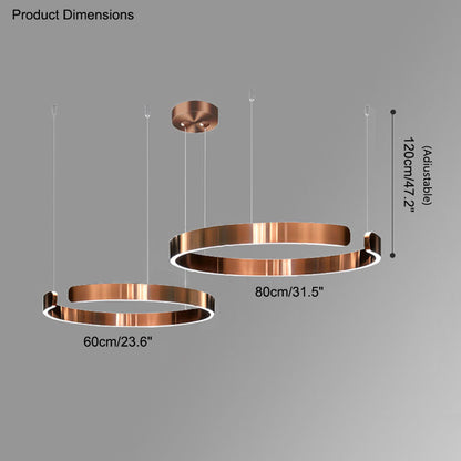 Lustre LED WOMO Noir et Or - WM2009
