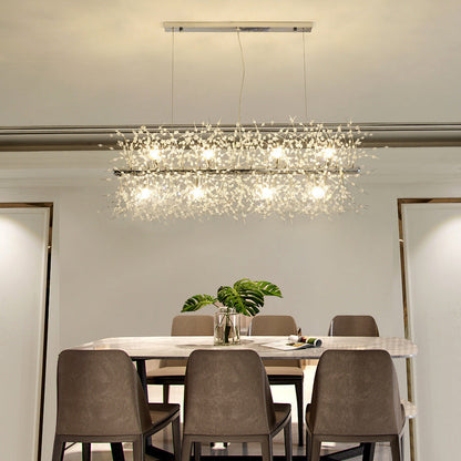 Suspension Kristy, Luminaire Moderne en Or pour Salle à Manger et Salon avec LED