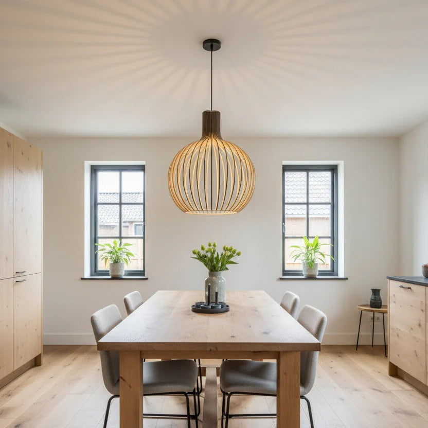 Suspension en bois, Ø35cm Ø45cm Ø55cm | Lignum
