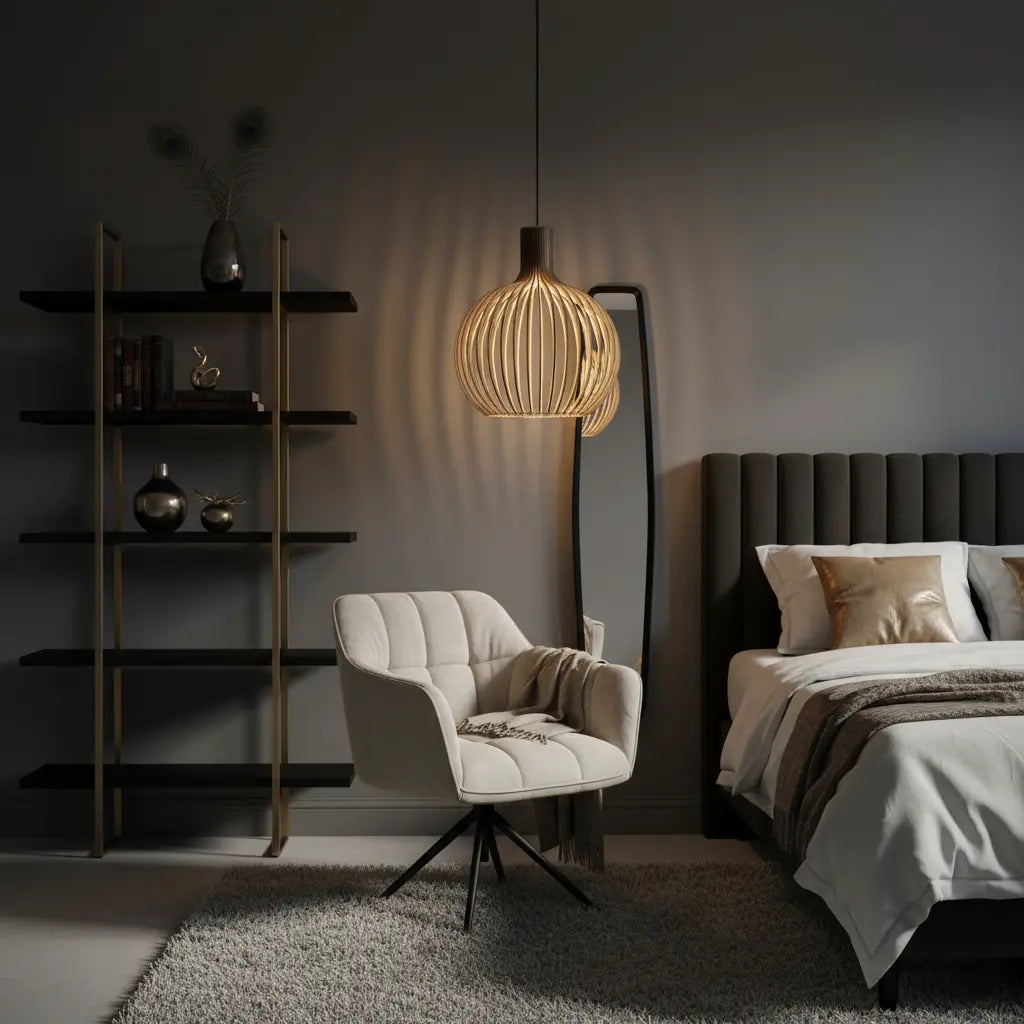 Suspension en bois, Ø35cm Ø45cm Ø55cm | Lignum