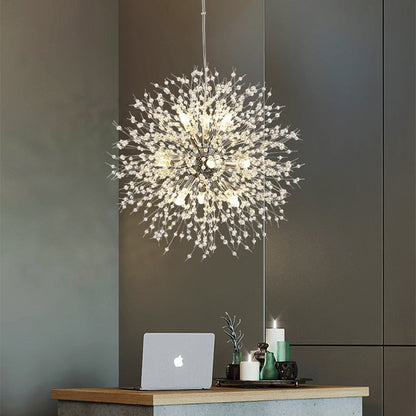 Suspension Kristy, Luminaire Moderne en Or pour Salle à Manger et Salon avec LED