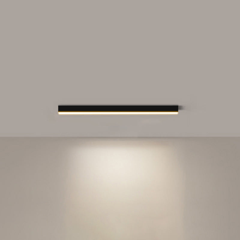 Plafonnier LED linéaire WOMO pour couloir, long et étroit, en métal - WM1003
