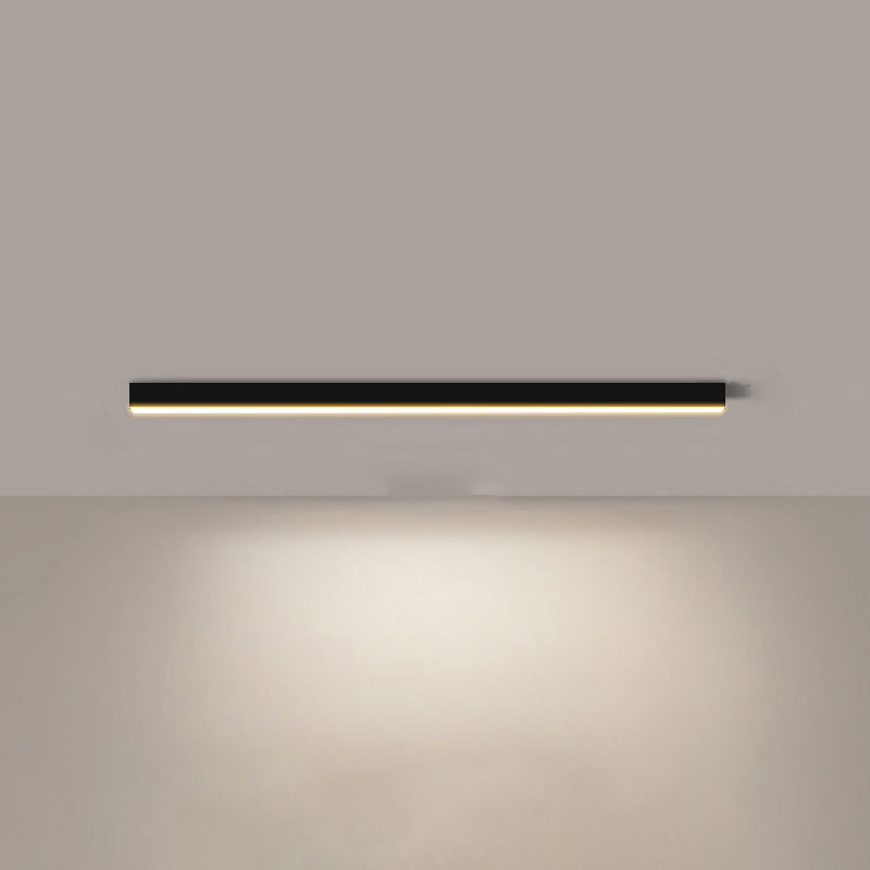 Plafonnier LED linéaire WOMO pour couloir, long et étroit, en métal - WM1003