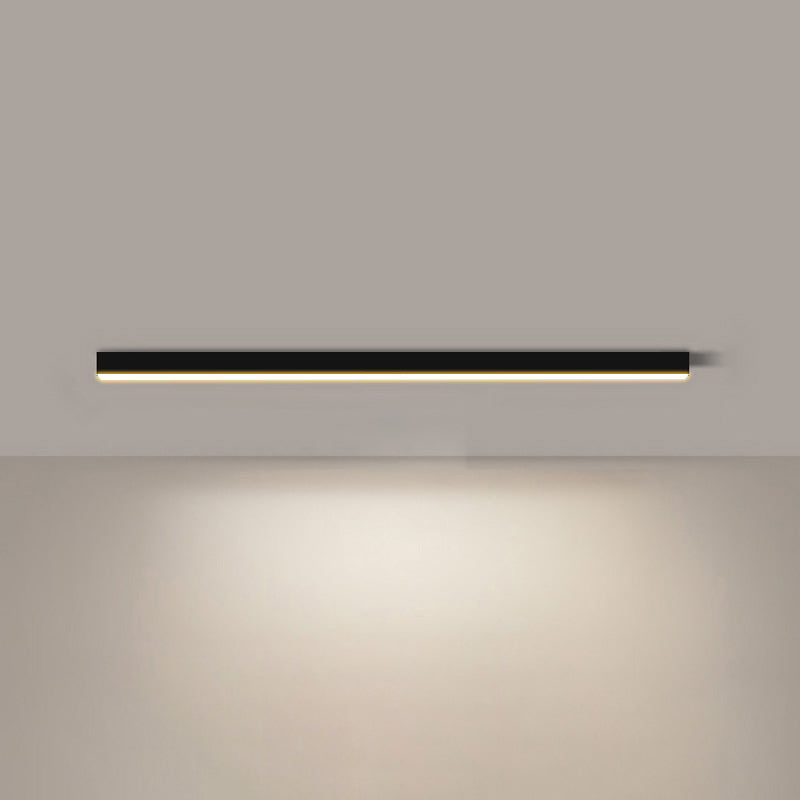 Plafonnier LED linéaire WOMO pour couloir, long et étroit, en métal - WM1003