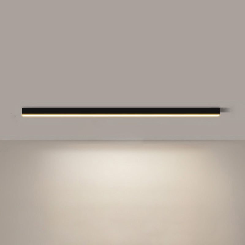 Plafonnier LED linéaire WOMO pour couloir, long et étroit, en métal - WM1003