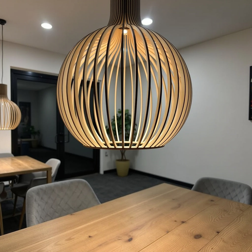 Suspension en bois, Ø35cm Ø45cm Ø55cm | Lignum